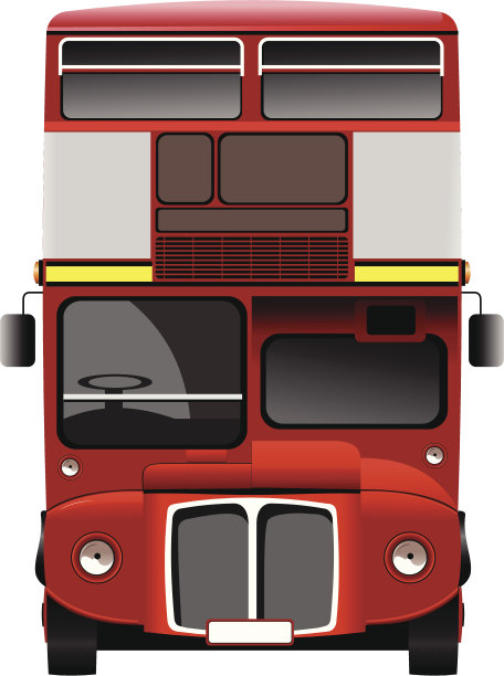 伦敦双层红色巴士图片下载