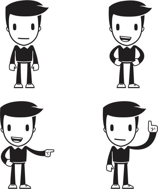 有趣的卡通助手图片下载