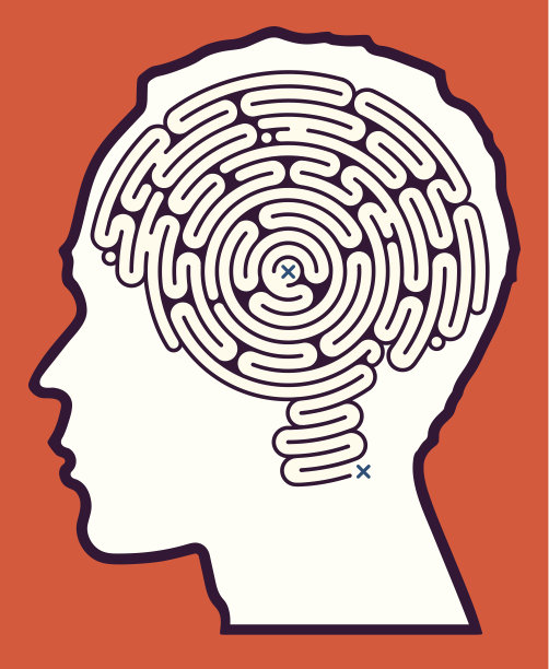 大脑迷宫拼图图片下载