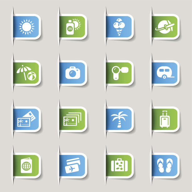 标签-度假和旅行的图标图片下载