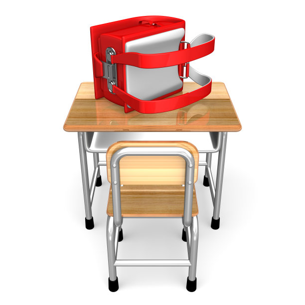 书桌上的日本书包图片下载