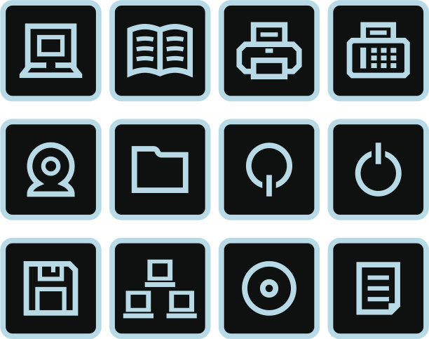 矢量网页图标集图片下载