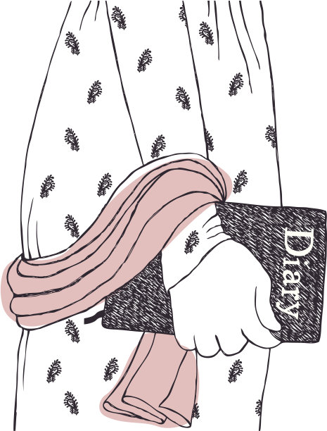 复古插画素材ID：105569932