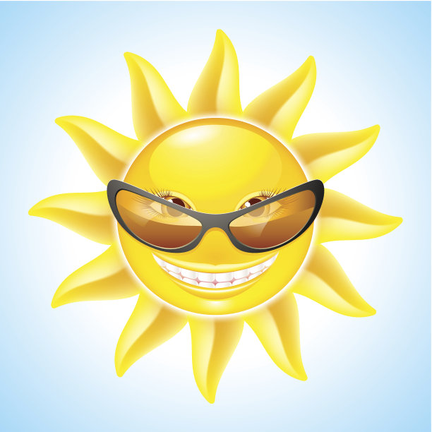 卡通的太阳图片下载