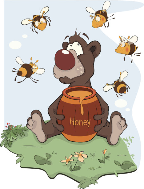 忍受蜂蜜和蜜蜂图片下载