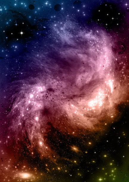 银河系在一个自由的空间图片下载