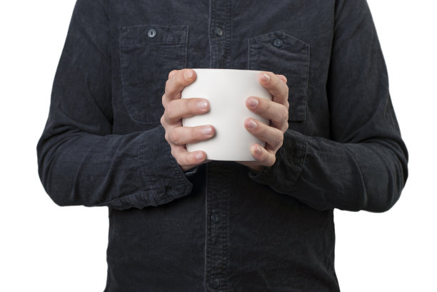 拿着杯子图片下载