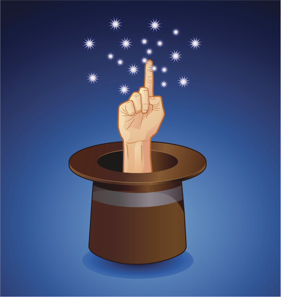 手指从魔帽里伸出来图片下载