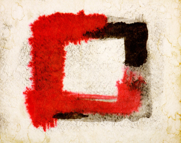 在棉纸上挥毫泼墨图片下载