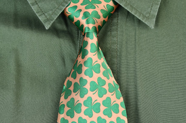 圣帕特里克节领带图片下载