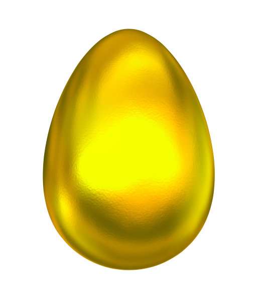金色的复活节彩蛋图片下载