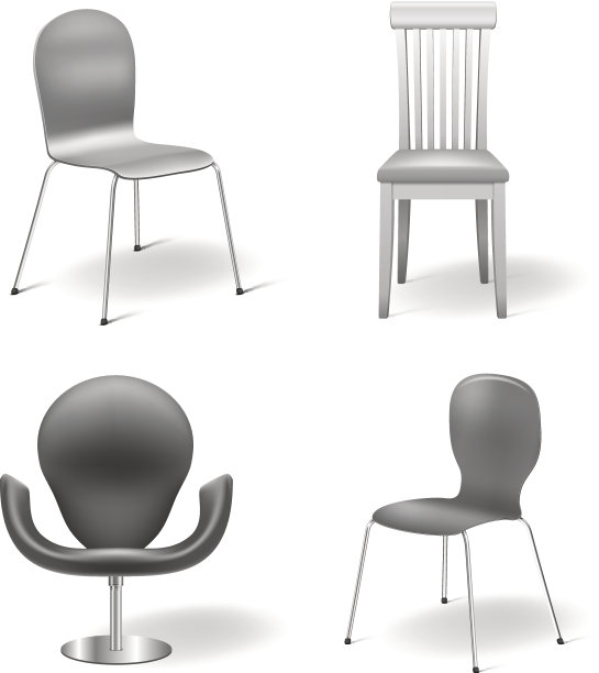 向量的椅子套图片下载