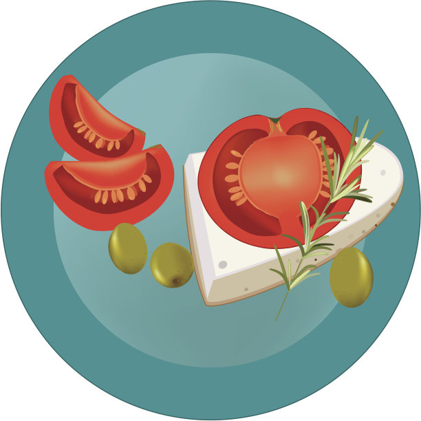 番茄和橄榄图片下载