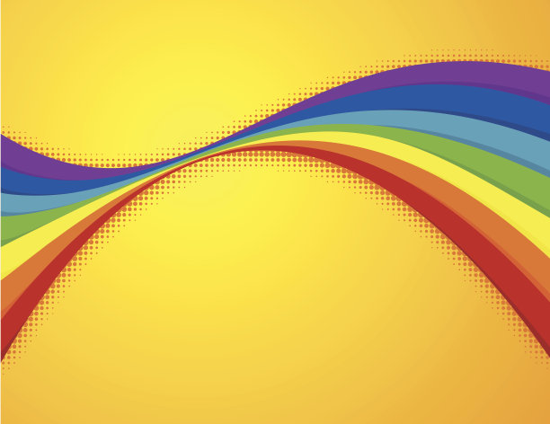 夏天的彩虹素材图片