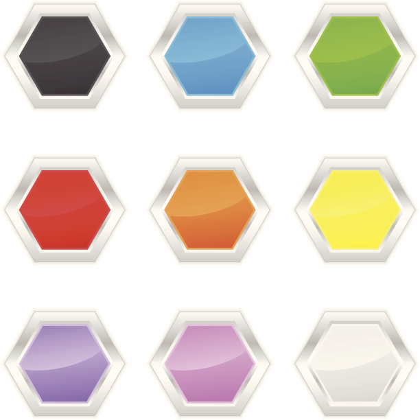 六角按钮图片下载