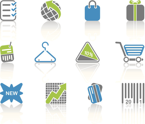 图标颜色买东西图片下载