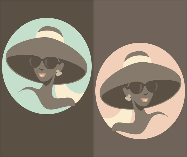 复古的轮廓图片下载