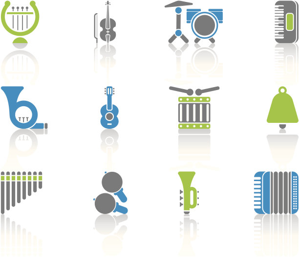 颜色的乐器图片下载