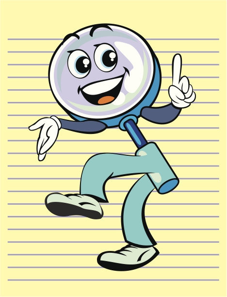 mascot_magnifying玻璃图片下载