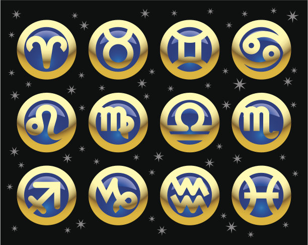 黄道十二宫的图标图片下载