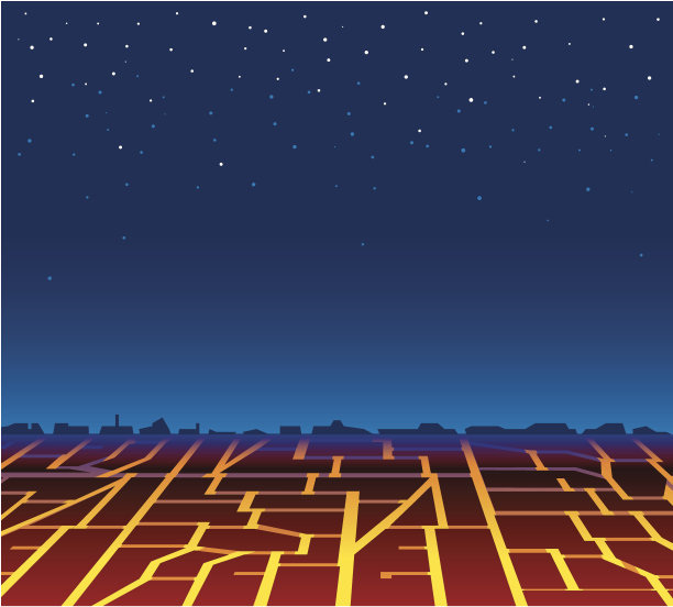 城市插画素材ID：105589264