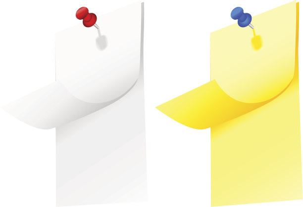 记事本、备忘录、便签和图钉图片下载