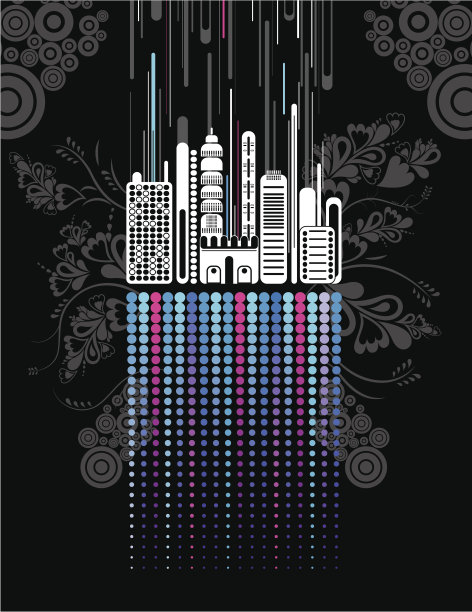 城市背景,向量图片下载