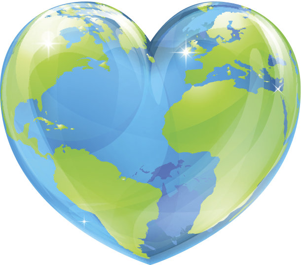心世界地球仪概念图片下载