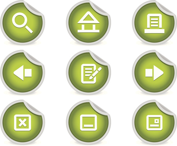 粘性图标-网站导航|绿色图片下载