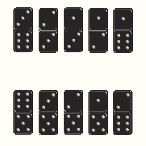 白色背景下的骰子特写镜头图片下载