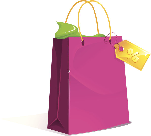带标签购物袋图片下载