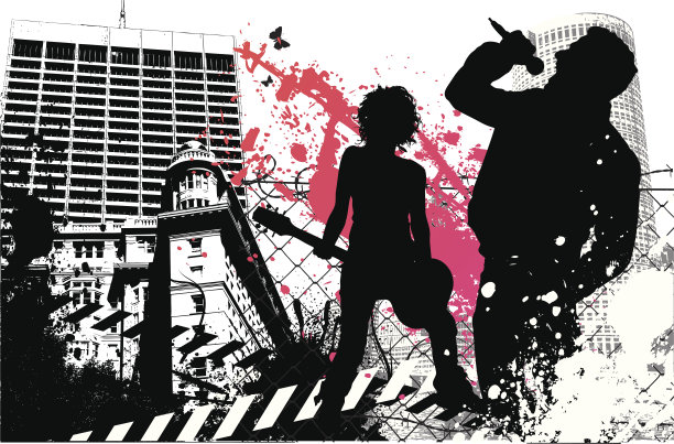 垃圾摇滚乐队城市图片下载