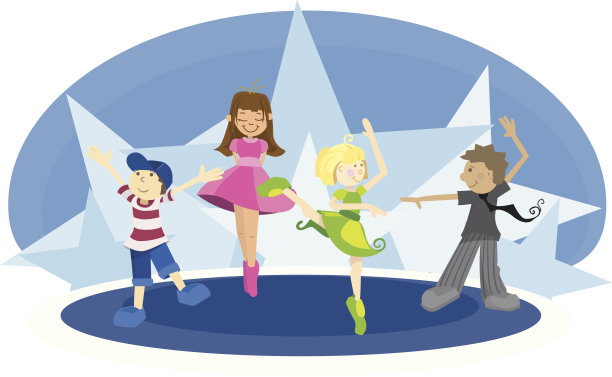 跳舞的孩子图片下载