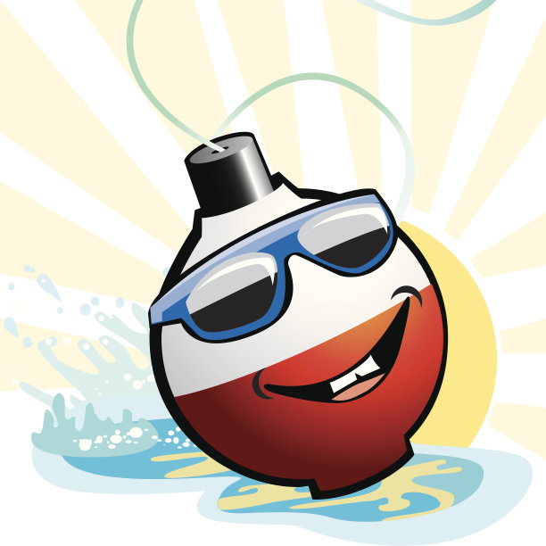 卡通钓鱼浮子图片下载