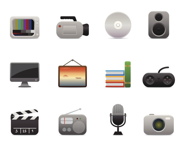 多媒体图标|平滑系列图片下载