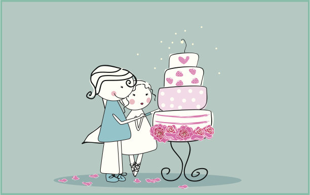 切结婚蛋糕图片下载