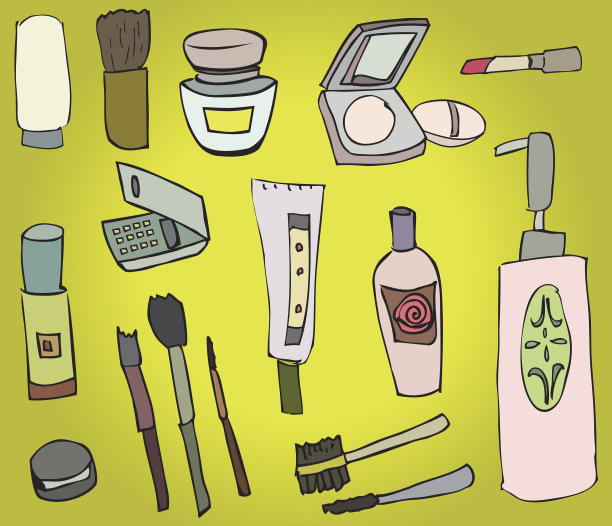 女人的日常用品图片下载