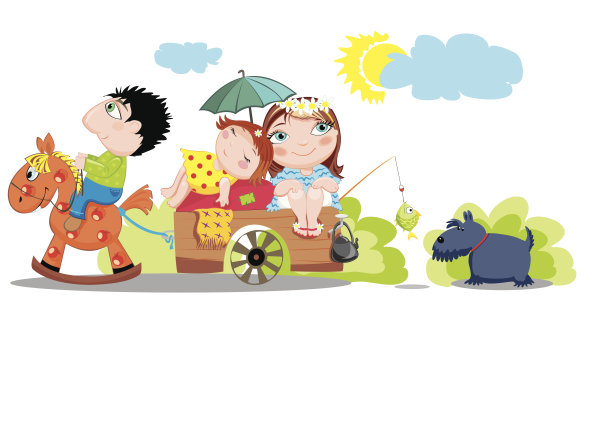 家人在散步图片下载