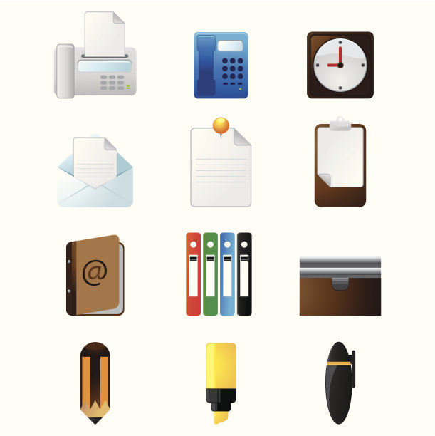 商务和办公图标集I系列一图片下载