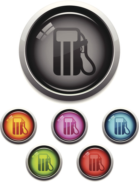 光滑的燃油泵图标图片下载