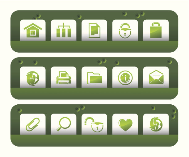 网站和互联网图标|射击画廊系列图片下载