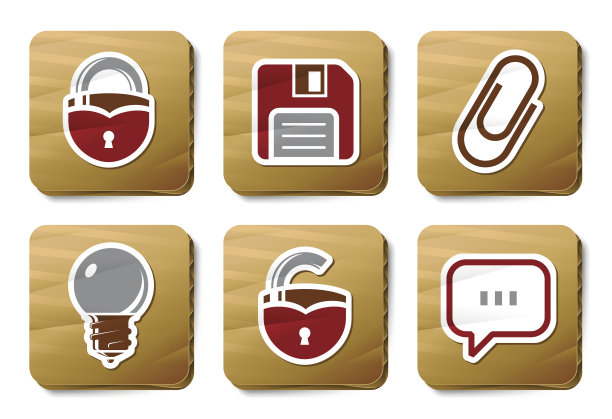 工具栏和界面图标|硬纸板系列图片下载