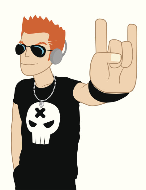 摇滚男孩图片下载