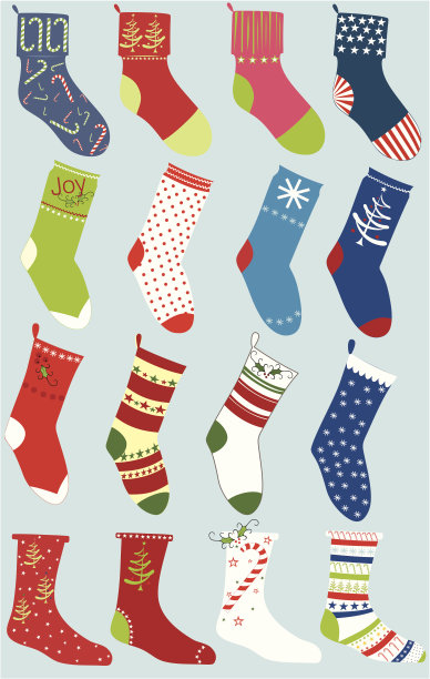 圣诞袜图片下载