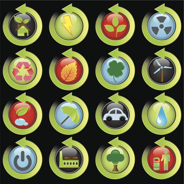 环境绿色图标图片下载