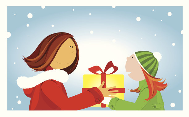 圣诞礼物。图片下载