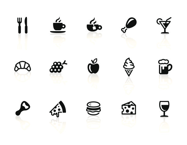 食物和饮料图标图片下载