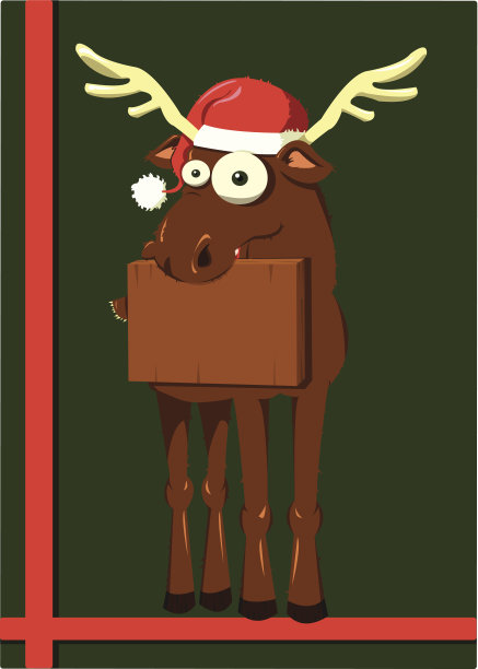 圣诞驯鹿素材图片