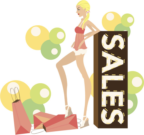 时尚的销售素材图片