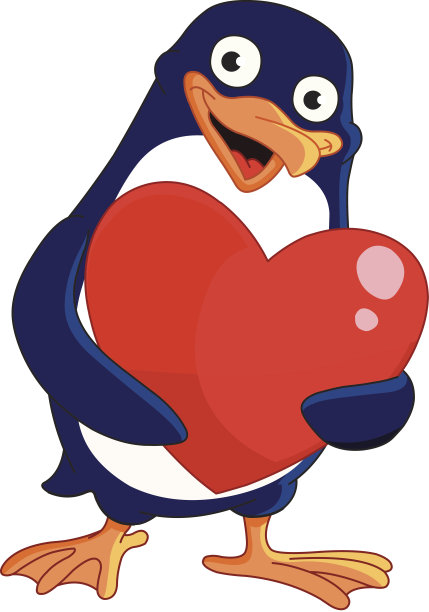 情人节的企鹅图片下载